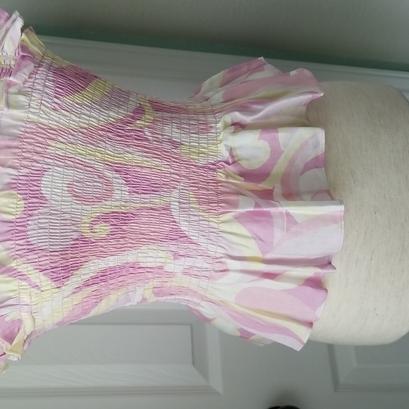 Hill House, The Paz Nap Top - Candy Kaleidoscope Linen,  NWT - Picture 4 of 12